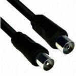 ΚΑΛΩΔΙΟ ΤΗΛΕΟΡΑΣΗΣ 9.5mm ΑΡΣΕΝΙΚΟ ΣΕ 9.5 ΘΗΛΥΚΟ ΠΛΑΓΙΑΣ 5M ΜΑΥΡΟ