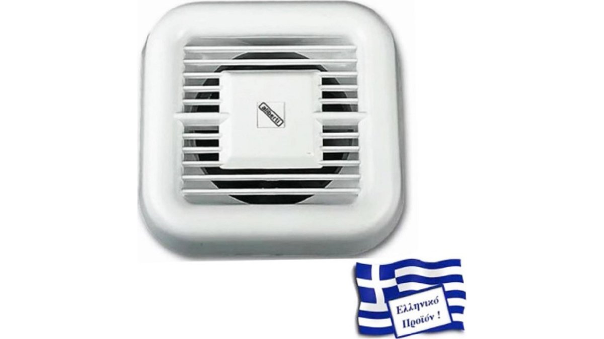673209b08ec5923531e740cc Aliberti S-120 Επιτοίχιος Εξαεριστήρας Μπάνιου 120mm Λευκός - Image 1