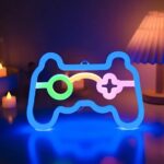 Φωτιστικό neon χειριστήριο play με usb και αντάπτορα για μπαταρίες