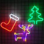 Φωτιστικό neon Χριστουγεννιάτικο με καλώδιο usb ή μπαταρίες