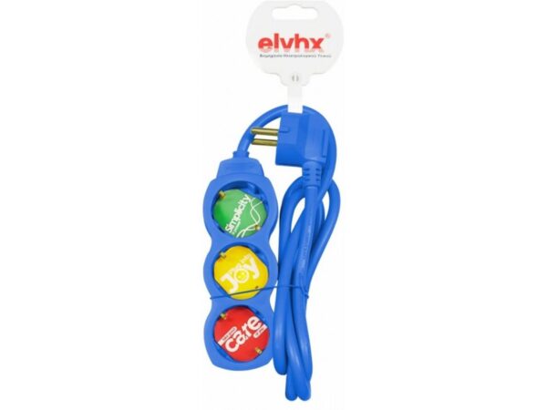 ΠΟΛΥΠΡΙΖO 3Θ ΧΩΡΙΣ ΔΙΑΚΟΠΤΗ +ΚΑΛ.1.5mt 3G 1.5mm² IP20 ΜΠΛΕ