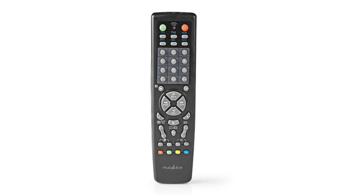 6762e7960de421580db1ee97 NEDIS TVRC2200BK Universal Τηλεχειριστήριο 10 σε 1. - Image 1