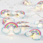 PLASTIC RAINBOW", 10 LED ΛΑΜΠΑΚΙΑ ΣΕ ΣΕΙΡΑ ΜΕ ΜΠΑΤΑΡΙΕΣ (2xAA), WW, IP20, 135+30