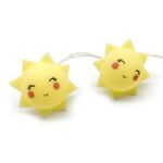 "PLASTIC SUN" 10 LED ΛΑΜΠΑΚ ΣΕΙΡΑ ΜΠΑΤΑΡ.(3xAA) ΘΕΡΜΟ ΛΕΥΚΟ IP20 135+30cm ΔΙΑΦΑΝ