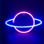 ΠΛΑΝΗΤΗΣ, 108 NEON LED ΛΑΜΠΑΚΙΑ ΜΕ ΜΠΑΤΑΡΙΑ (3xAA)/USB, ΡΟΖ & ΜΠΛΕ, IP20, 17.5x2