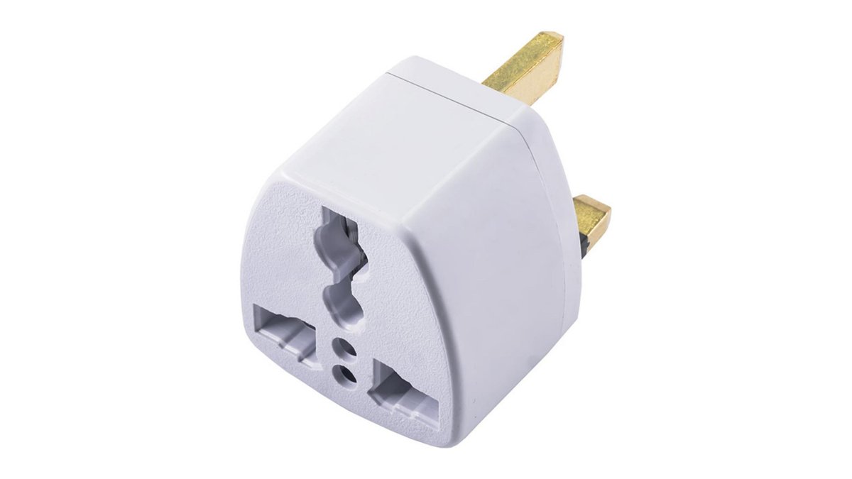 678f72affce7b07119608409 AKYGA AK-AD-59 Universal αντάπτορας τροφοδοσίας Euro 2-pin σε 3 pin (αγγλικό). - Image 1
