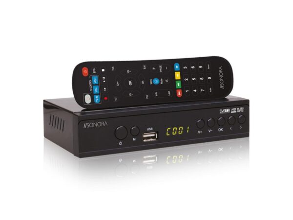 SONORA DVB-T2 H265 Επίγειος ψηφιακός δέκτης MPEG-4 / H.265 / FULL HD, με τηλεχει