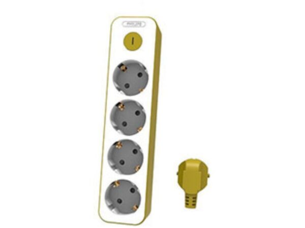 PHILIPS CHP2145Υ/GRS ΠΟΛΥΠΡΙΖΟ 4 ΘΕΣΕΩΝ ΚΙΤΡΙΝΟ ΜΕ ΔΙΑΚΟΠΤΗ ΚΑΙ ΠΑΙΔΙΚΗ ΠΡΟΣΤΑΣΙ