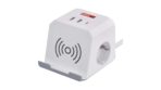 Πολύπριζο CUBE -2m - 2σούκο– Άσπρο– 2USB-A & 1-TypeC με ασύρματη φόρτιση