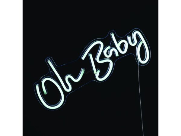 ΟΗ ΒΑΒΥ 140 NEON LED ΛΑΜΠ USB ΚΑΛ 2m ΨΥΧΡΟ IP20 42*1,6*17,5cm cm