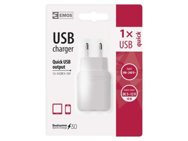 Φορτιστής USB – Fast Charge – 18W