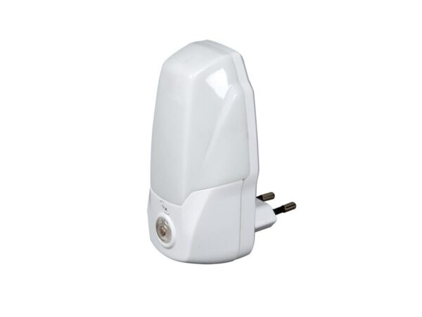 Φωτάκι νυχτός Led, 1W,  ματ με φωτοκύτταρο