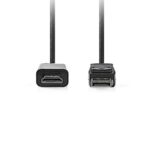 NEDIS Καλώδιο εικόνας DisplayPort αρσ. - HDMI αρσ., 2.00m.
