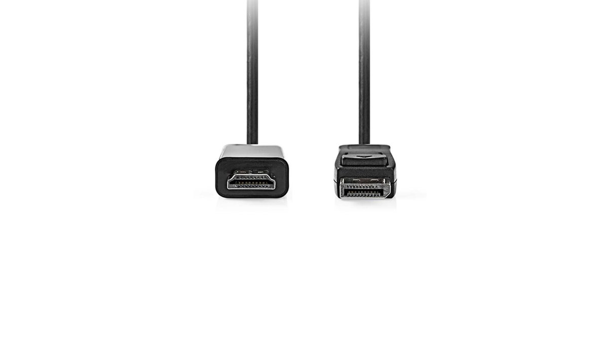 67ab1eec2c28ca1ef7f43c75 NEDIS Καλώδιο εικόνας DisplayPort αρσ. - HDMI αρσ., 2.00m. - Image 1