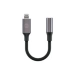 Forever adapter audio AJL-01 jack 3,5 mm - Lightning black