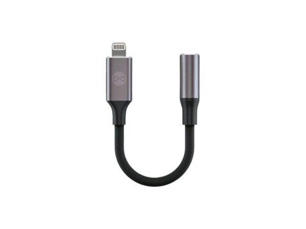 Forever adapter audio AJL-01 jack 3,5 mm - Lightning black
