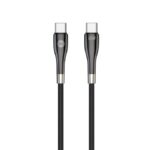 Forever Sleek cable USB-C - USB-C 1,0 m 60W black