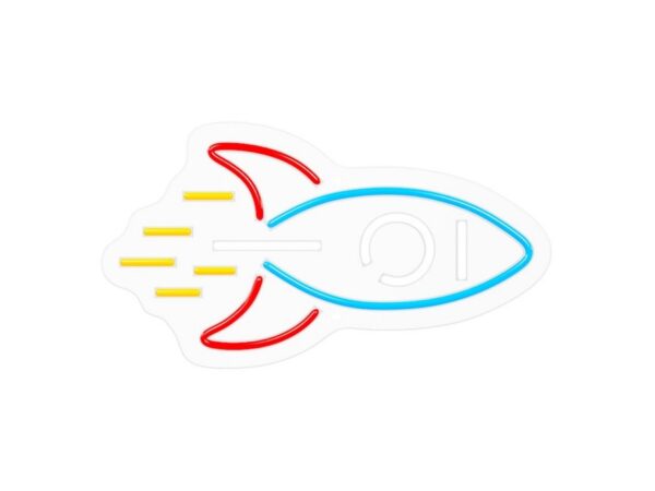 Neon PLEXI LED ROCKET πολύχρωμο usb με dimmer
