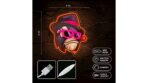 Neon ART LED GANGSTA MONKEY multicolor usb με διακόπτη on off & dimmer