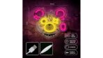 Neon ART LED PUNK TEDDY BEAR pink-yellow usb με διακόπτη on off & dimmer