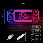 Neon PLEXI LED GAME CONSOLE multicolor usb με διακόπτη on off & dimmer