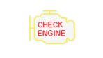 Neon PLEXI LED CHECK ENGINE yellow red usb με διακόπτη on off & dimmer - Image 2