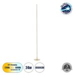 Επιδαπέδιο Φωτιστικό LED CCT 24W 2640lm 200° AC 220-240V - Εναλλαγή Φωτισμού μέσ