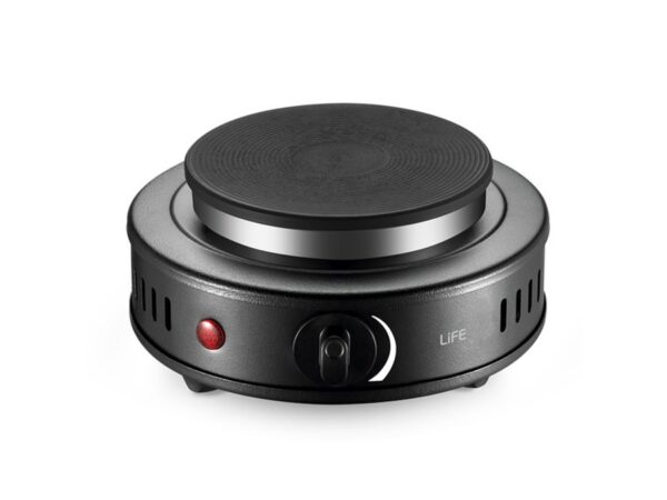 LIFE MATAKI Black Επιτραπέζια ηλεκτρική εστία, 500W.