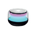 Ηχείο Setty στρογγυλό RGB φωτισμό μαύρο