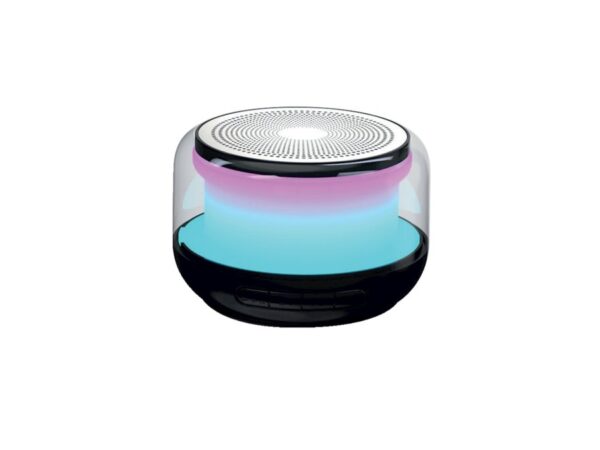 Ηχείο Setty στρογγυλό RGB φωτισμό μαύρο