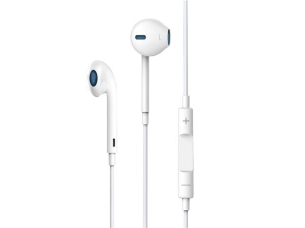 Ενσύρματα ακουστικά Devia jack 3,5mm white