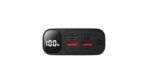 BWOO 22,5W 20000 mAh power bank with LCD screen, black - Image 2