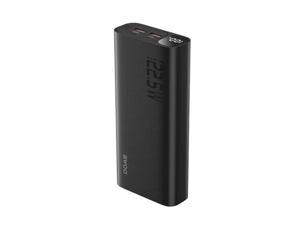 BWOO 22,5W 20000 mAh power bank with LCD screen, black