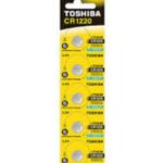 Μπαταρία Λιθίου Coin CR1220 TOSHIBA 1 τεμ