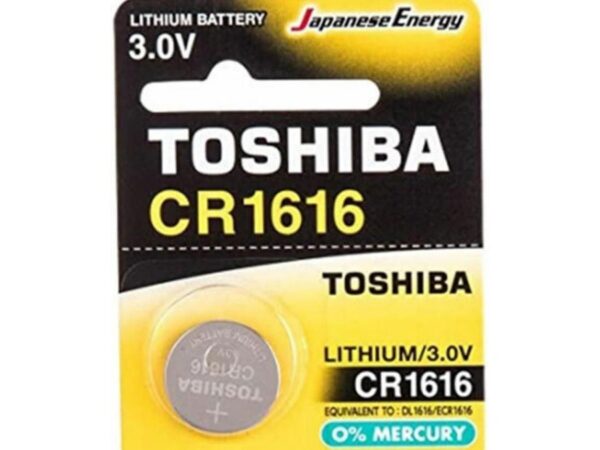 Toshiba Μπαταρίες Λιθίου Ρολογιών CR1616 3V 1 τεμ