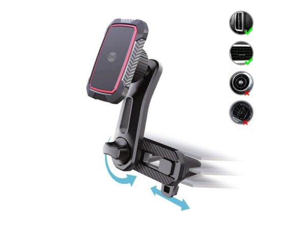 Στήριγμα αυτοκινήτου Forever για εξαερισμό MH-250 Multipoint magnetic μαύρος