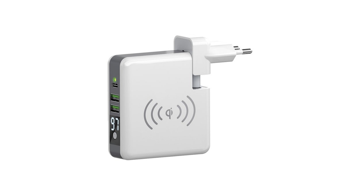 67e138c5df096032fc2dfcff Φορτιστής Forever Core με ασύρματο power bank 6700 mAh - Image 1