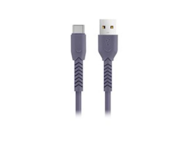 Καλώδιο Maxlife MXUC-04 USB - USB-C 1,0 m 3A μωβ
