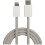 Καλώδιο Maxlife MXUC-06 USB-C - Lightning 1,0 m 20W γκρι νάιλον