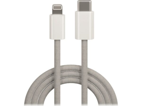 Καλώδιο Maxlife MXUC-06 USB-C - Lightning 1,0 m 20W γκρι νάιλον