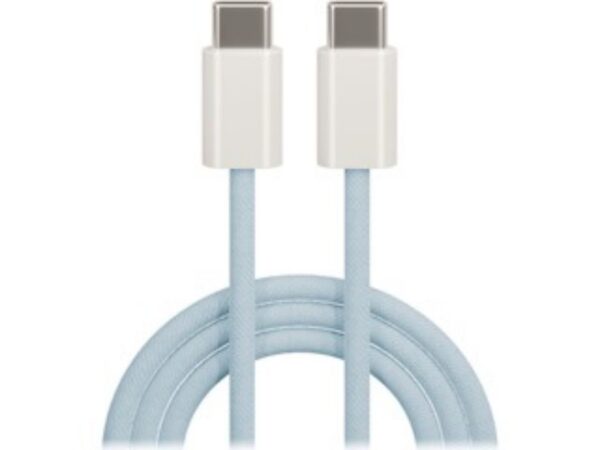 Καλώδιο Maxlife MXUC-06 USB-C - USB-C 1,0 m 20W μπλε νάιλον