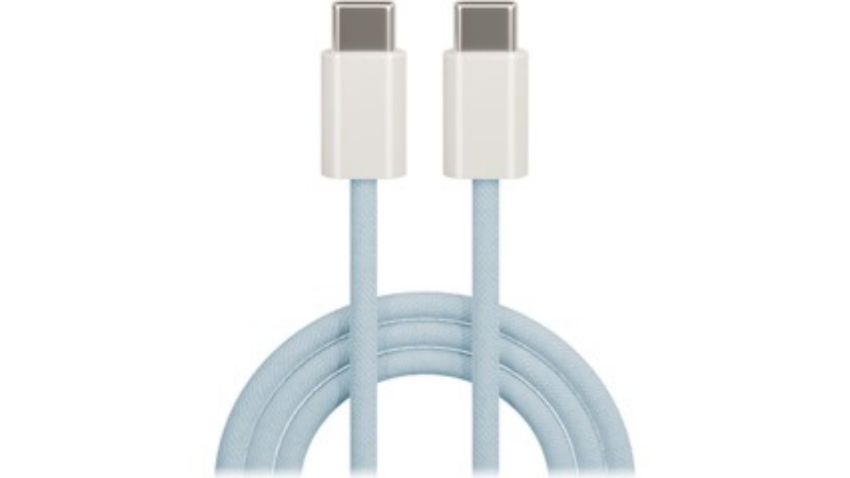 67e13cf7df096032fc2dfe11 Καλώδιο Maxlife MXUC-06 USB-C - USB-C 1,0 m 20W μπλε νάιλον - Image 1