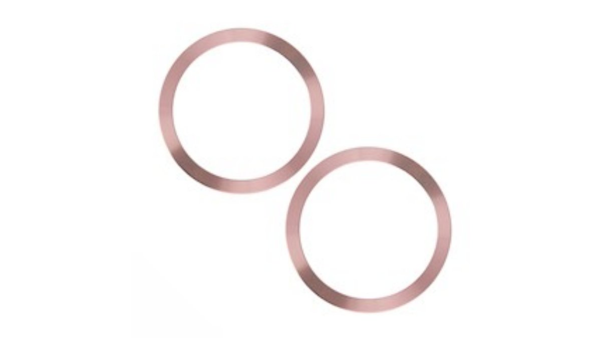 67e13ea1043b8c232996a811 Metal Ring (2 in set) pink - Image 1