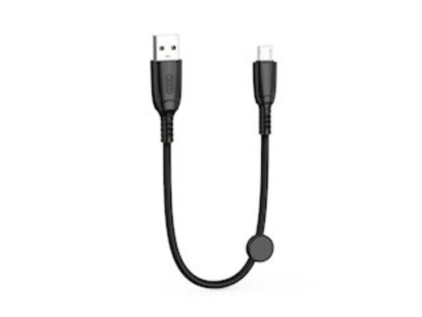 XO cable NB247 USB - microUSB 0,25 m 6A black