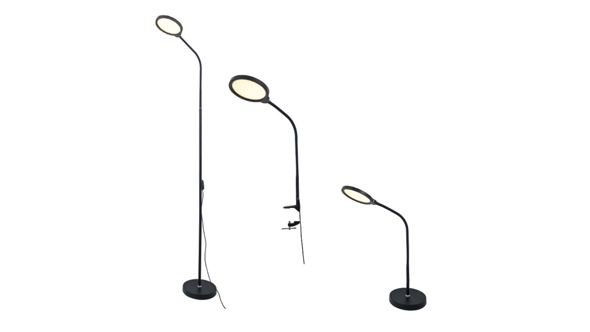 67ebe1ef83869aca436235b7 LED ΓΡΑΦΕΙΟΥ 3 IN 1 10W ΜΑΥΡΟ ABS+ΑΛΟΥΜΙΝΙΟ CCT STEP DIMMABLE 32Χ40Χ7 STEFAN - Image 1