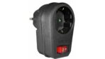 ΑΝΤΑΠΤOΡΑΣ ΜΕ ΔΙΑΚ. SCHUKO → 1Θ SCHUKO max:3680W IP20 ΛΕΥΚΟ/ΜΑΥΡΟ - Image 2