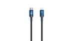 Forever Ombre cable USB-C - Lightning 1,0 m 27W black - Image 2