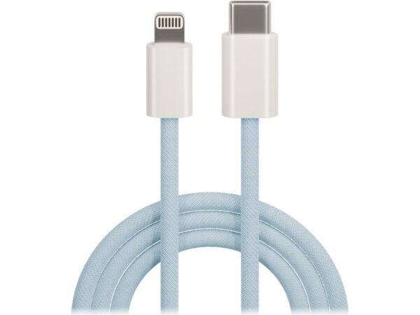 Καλώδιο Maxlife MXUC-06 USB-C - Lightning 1,0 m 20W μπλε νάιλον