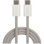 Καλώδιο Maxlife MXUC-06 USB-C - USB-C 1,0 m 20W γκρι νάιλον