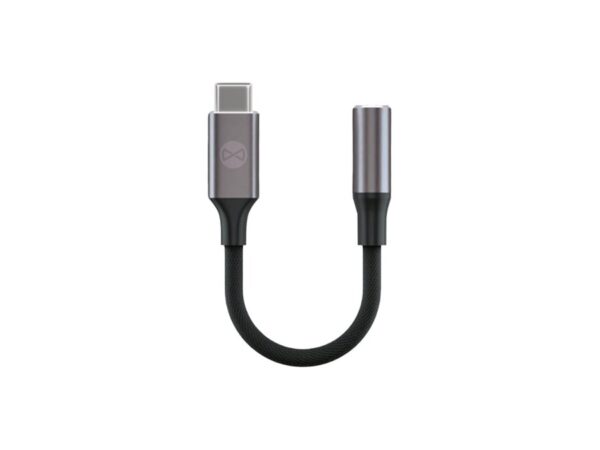 Forever adapter audio AJC-01 jack 3,5 mm - USB-C black